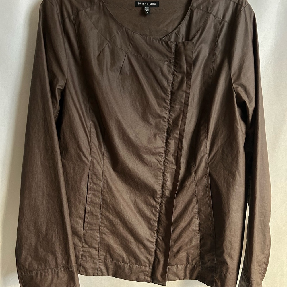 Eileen Fisher Brown Women's Jacket